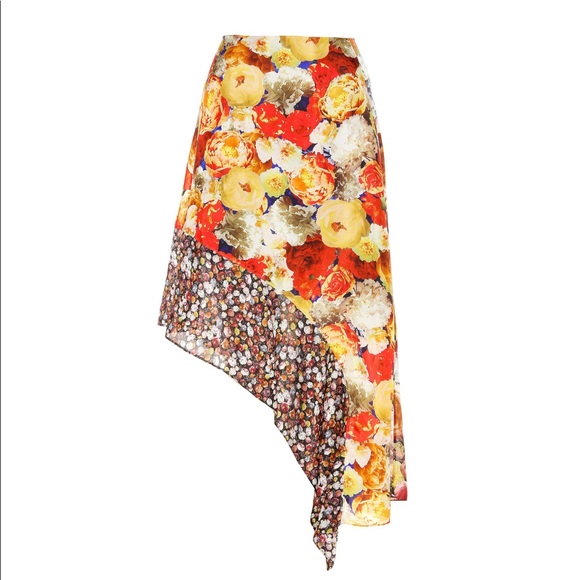 Acne Studios Pamsan asymmetrical floral skirt - Picture 5 of 7